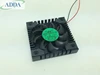 AP0505LX-J90 FOR ADDA DC5V 0.1A 5cm 5008 50x50x8mm Ultra-thin industrial Fan Graphics Card Bridge fan with Heat sink Cooler ► Photo 1/3