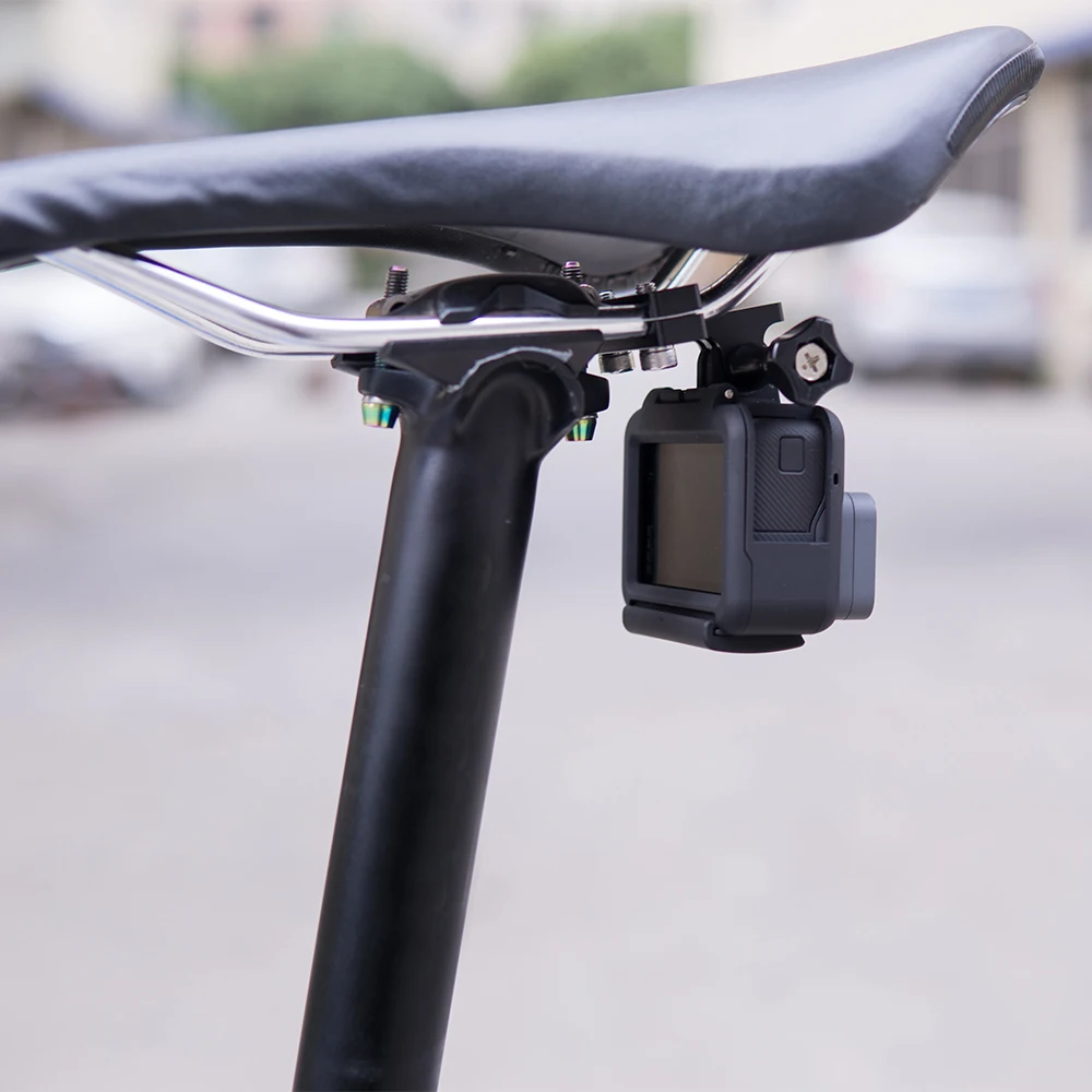 ZTTO MTB седло Gopro Крепление горный велосипед дорожный Велоспорт Спорт камера стабилизатор держатель для сиденья yi virb hero клип запчасти для