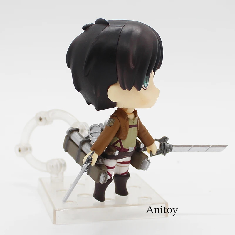 Аниме милая атака на Титанов Eren Jaeger Nendoroid 375 ПВХ фигурка Коллекционная модель игрушки куклы 10 см KT368