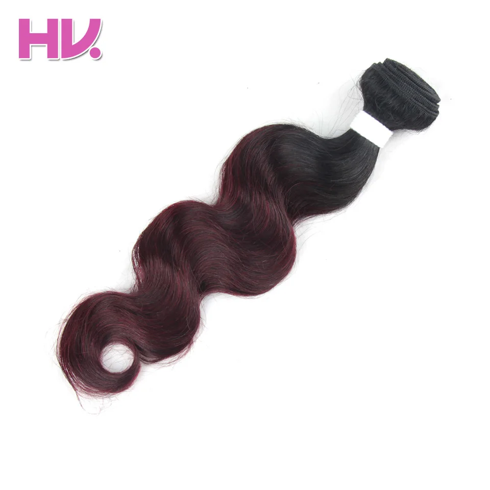 Hair Villa Brazilian Body Wave Remy Human Hair Bundles OT99j Colored Hair Weave For Salon Low Ratio Longest Hair PCT 15% brazilian-body-wave-hair-bundles