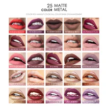 FOCALLURE Liquid Lipstick Hot Sexy Colors Lip Paint Matte Lipstick Waterproof Long Lasting Lip Gloss Lip Kit