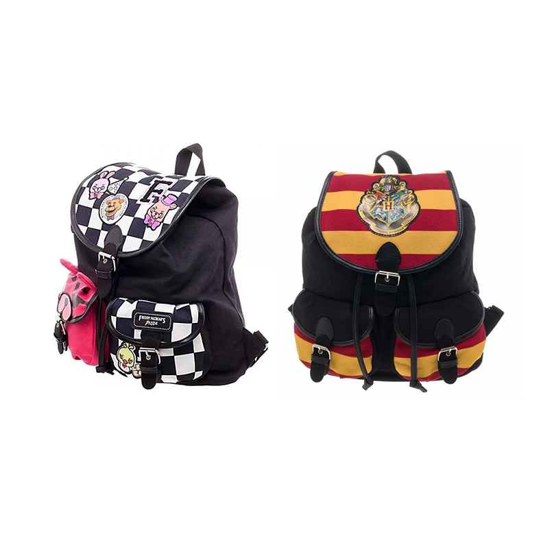 New Harry Potter backpack bag Hogwarts backpack women's shoulder bag
