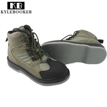Men’s Fishing Hunting Wading Shoes Breathable Waterproof Boot Outdoor Anti-slip Wading Waders Boots