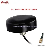 Маленькая наружная антенна wifi с винтовым креплением zigbee антенна с креплением на крышу 2,4 ГГц wifi автомобильная антенна