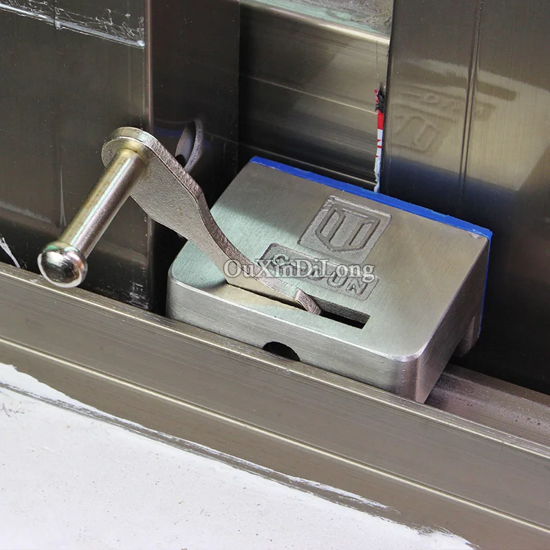 

New-style Sliding door and window locks anti-theft aluminum alloy window lock prevent baby opening sliding window limit locks