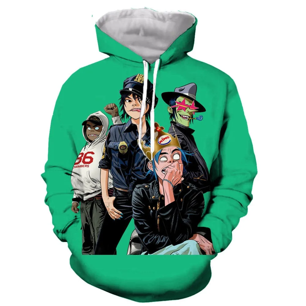 

Music Band Gorillaz 3D hoodies galaxy Space Goku/Vegeta print streetwear men/women Sweatshirt Pullovers casual Tracksuits
