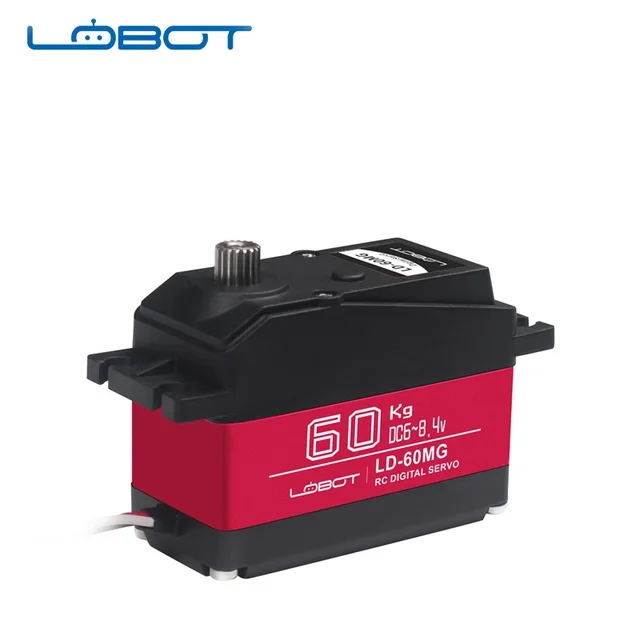 $39.89  LOBOT LD-60MG 60KG Large Torque 180Â° waterproof Metal Gear Digital Servo For RC Robot RC Drone Quad