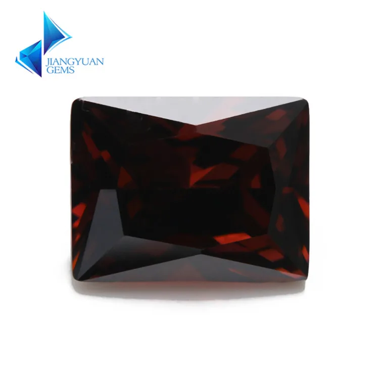 

Size 2x4~10x12mm Rectangle Shape 5A+ Rhodolite Color CZ Synthetic Gems Cubic Zirconia Stone For Jewelry