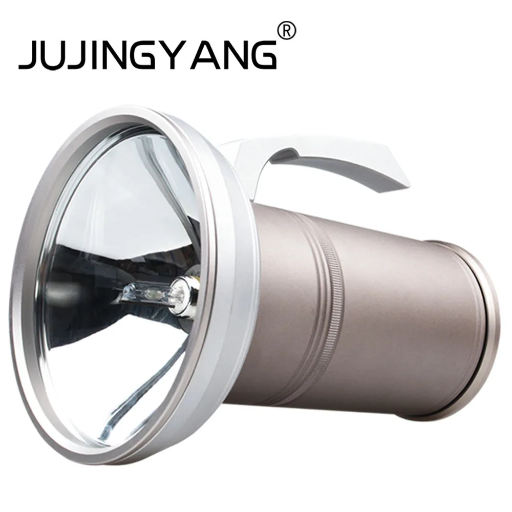 JUJINGYANG HID Xenon fishing lamp glare searchlight super bright long-range night fishing lights can be connected to the bracket