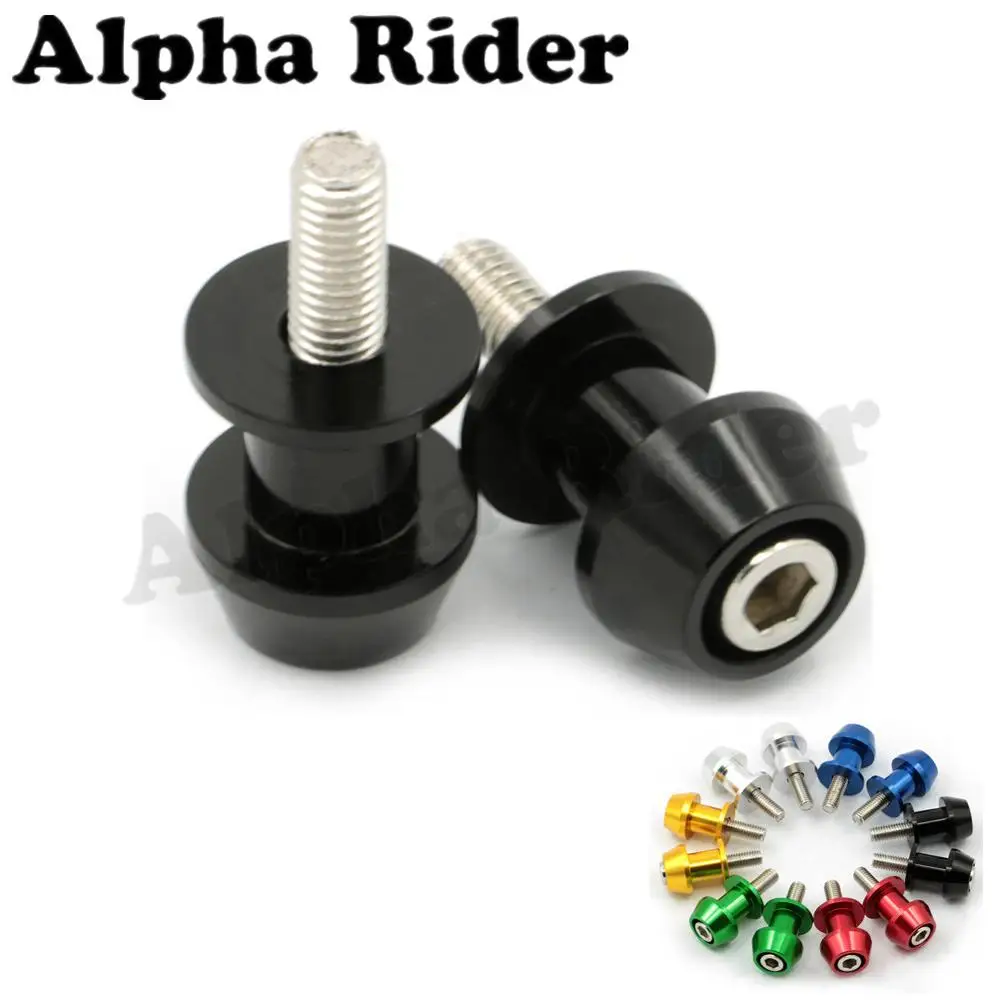 

8MM CNC Billet Aluminum Swingarm Spools Sliders for Triumph Street Triple R Daytona 675 675R ABS Motorcycle M8 Stand Screws Bolt