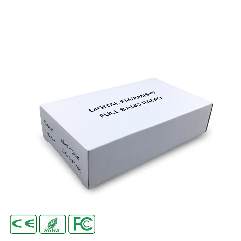 

FM AM SW MW Radio Digital Full Band Stereo Radio Digital Receiver Demodulator External Antenna Receiver DC Power White Box