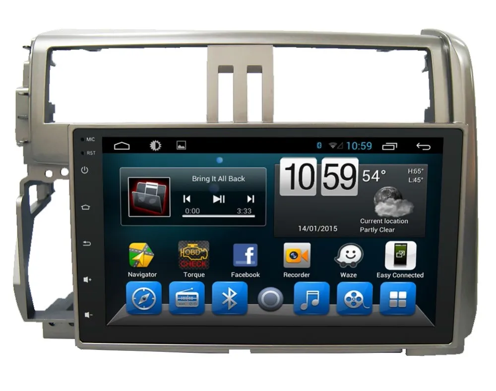 Best 9" HD 1024*600 Android 6.0 Car DVD Radio GPS Stereo Navi Player for Toyota Land Cruiser Prado 150 Series 2010 2011 2012 2013 1
