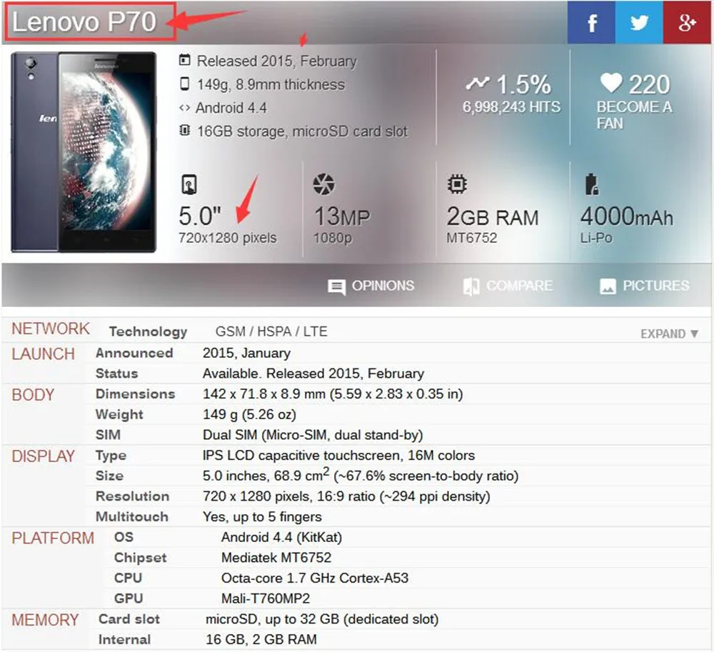 LENOVO P70