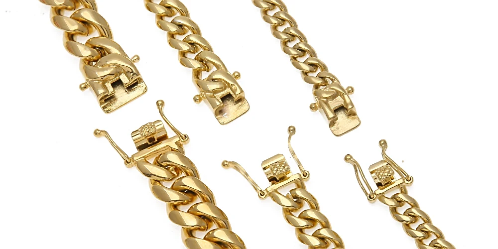 8mm/10mm/12mm/14mm Stainless Steel Curb Cuban Link Chain Punk Heavy Gold silver color Plated Cuban Necklace For Men 30inch 8mm/10mm/12mm/14mm Stainless Steel Curb Cuban Link Chain Punk Heavy Gold silver color Plated Cuban Necklace For Men 30inch
