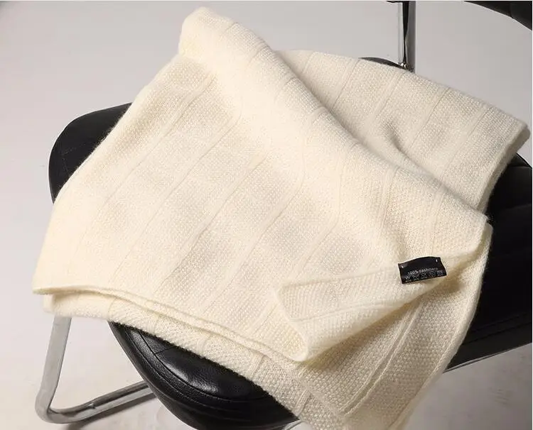 Naizaiga 99% чистый кашемир вязаный клетчатый платок для женщин зимний теплый 180x70 см пашмины шарф, SN4