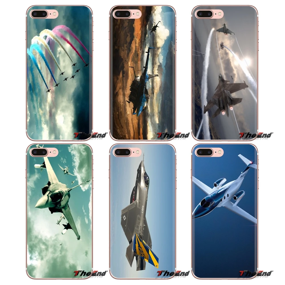 Jet Plane Sky For Xiaomi Mi3 Samsung A10 A30 A40 A50 A60 A70 Galaxy S2 Note 2 Grand Core Prime Transparent Soft Cases Covers |