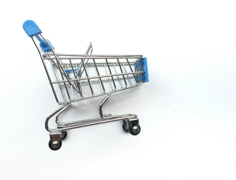 Креативная металлическая мини-Имитация магазинная Тележка для покупок ремесла мини тележка Игрушка Супермаркет автомобиль Детский игровой дом игрушка для хранения