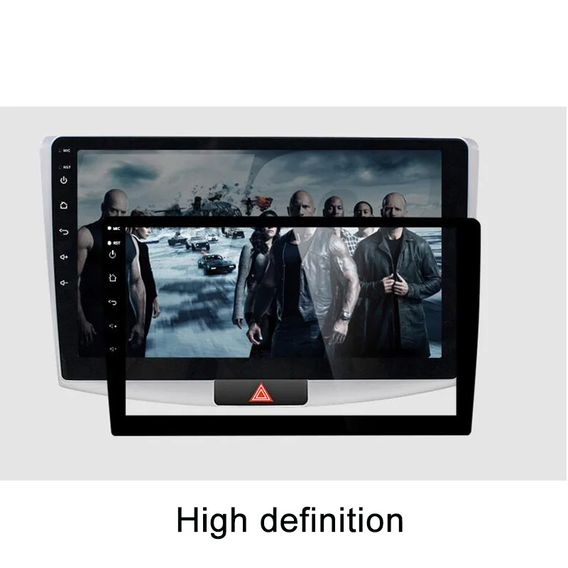 Автомобильное радио из закаленного стекла для DVD GPS ЖК дисплей полноэкранная