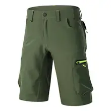 Мужские однотонные шорты для велоспорта на открытом воздухе, быстросохнущие спортивные брюки с карманами на молнии