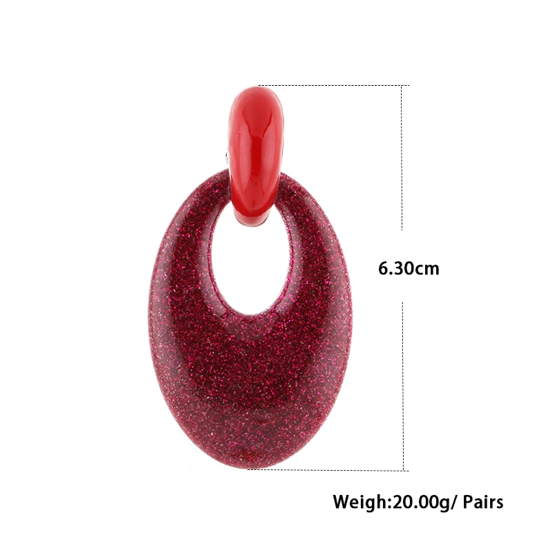 Earrings REd Size