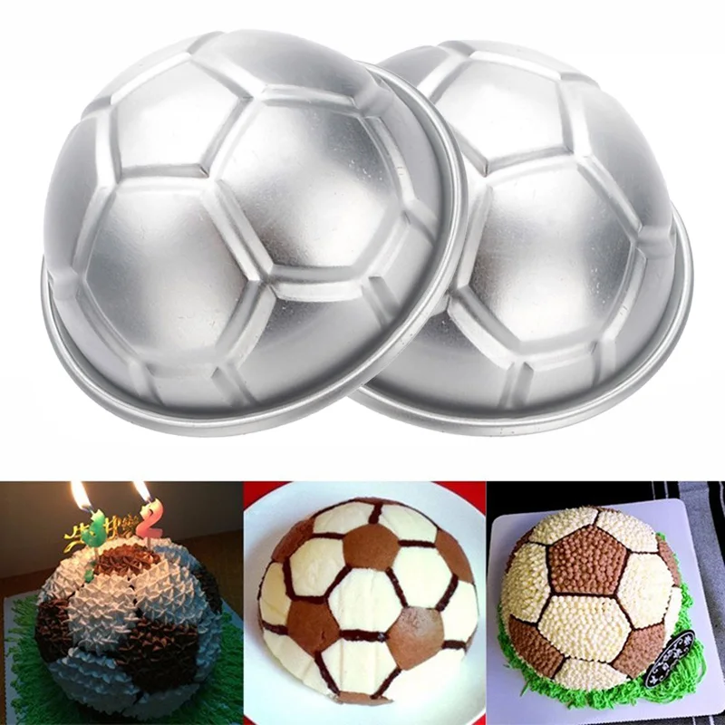 

DIY Non-toxic Aluminum Birthday Cake Baking Jello Chocolate Football Pan Mold L666
