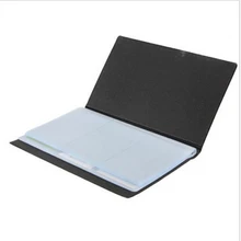 Канцелярские товары, деловое имя, ID, кредитный держатель для карт 120, кожаный Органайзер для карт, записная книжка, школьные офисные принадлежности