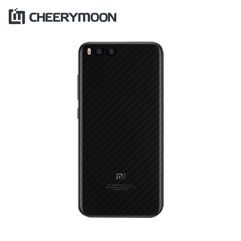 CHEERYMOON For Xiaomi MI M 6 Mi6 5S 5C 5X 5 Plus Max Max2 MIX MIX2 Note 2 Carbon Fiber Back Soft Protector Film Antifingerprint