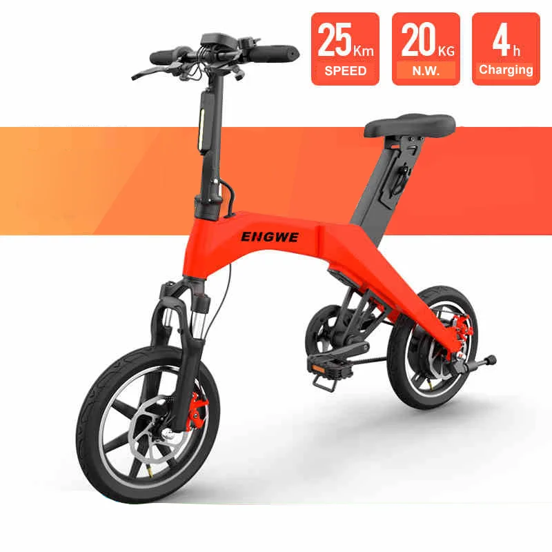 Best 12inch electric bike 36V lithium battetry 300w high speed motor fold smart ebike mini Urban electric bicycle Comfortable ride 3