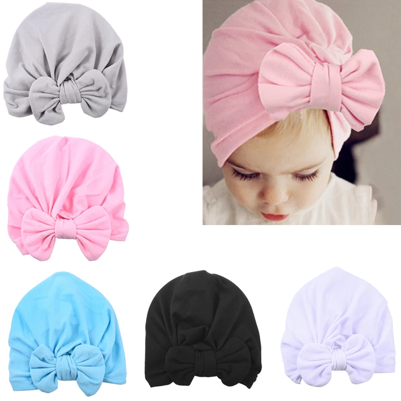 Hot Sale Children Kids Lovely Big Bow-Knot Headbands Soft Unisex High Quality Hair Bands Newborn Birthday Gifts Accessories | Аксессуары