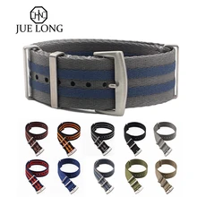 20 22 mm Blue/Grey Striped Nato Strap for Army Sport Watch Nylon Watchband Strap On For Hours For James Bond Watch 20 22 mm Blue/Grey Striped Nato Strap for Army Sport Watch Nylon Watchband Strap On For Hours For James Bond Watch