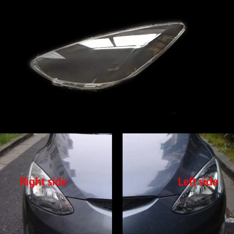 

For Mazda 2 M2 Front headlights headlights glass lamp shade shell lamp cover transparent masks Protective cover