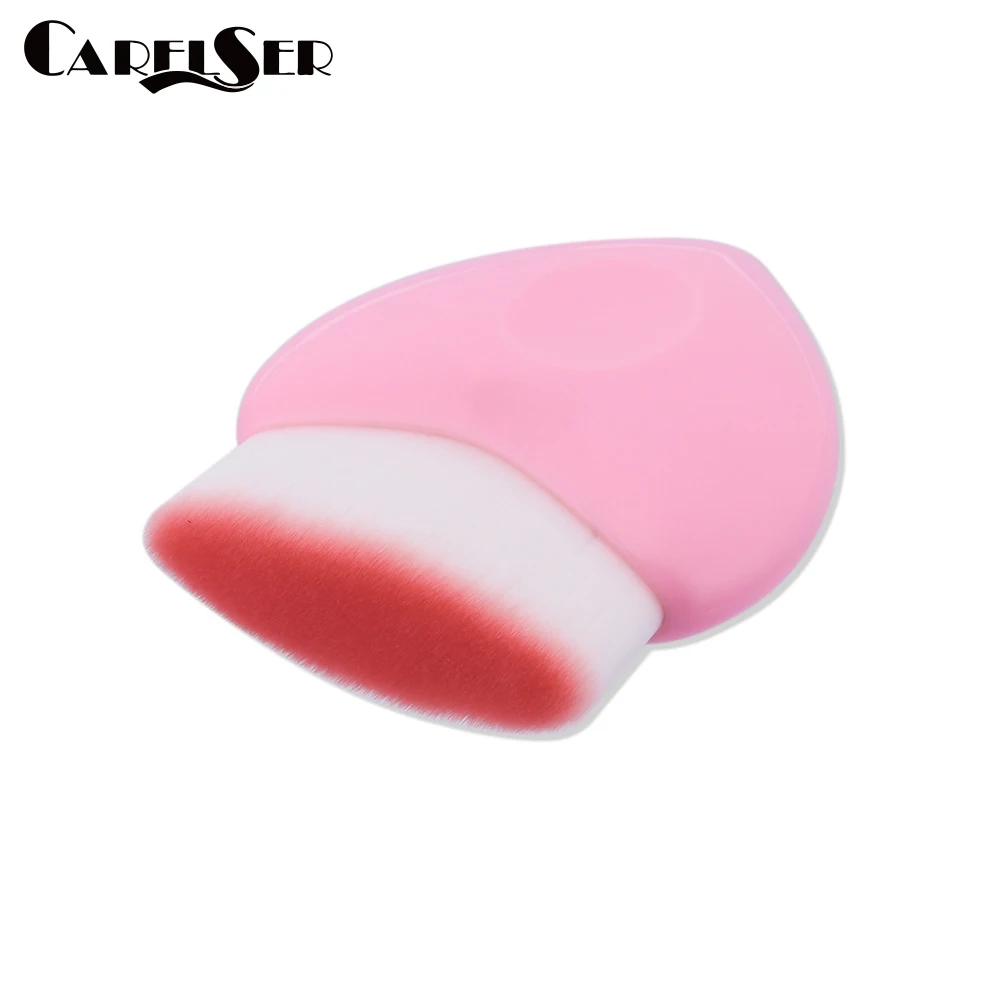 

Single Brush Beauty Mermaid Foundation Brush Heart Shape Fishtail Heart Shape Beauty Tools CARELSER