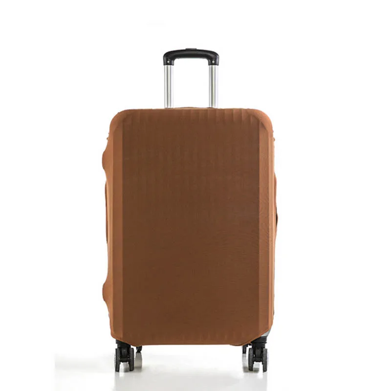 Чехол чехол для путешествий чемодан на колесиках защитный чехол для 18-28 дюймов аксессуары для путешествий Чехол для багажа эластичный чехол - Цвет: Коричневый