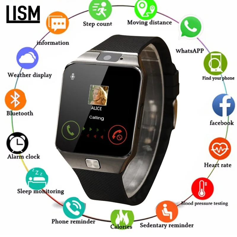 

TOP Touch Screen Men's Watch Smart Watch Men Bracelet Bluetooth Music Phone calling Multifunction watch men relogio masculino