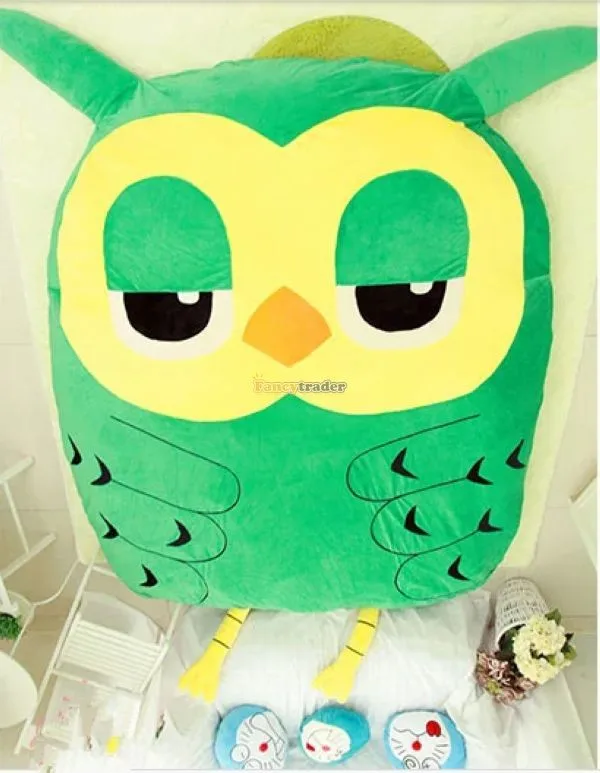 Fancytrader Funny 288cm X 186cm Giant Cute Plush Soft Stuffed Owl Tatami Bed Sofa Mattress, FT50681 (10)
