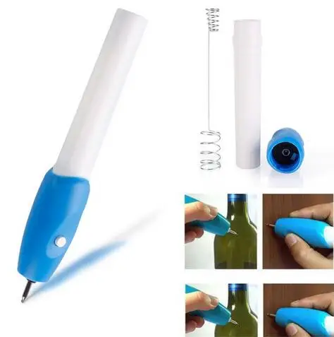 

1 PCS Portable Diy Mini New Electric Jewellery Metal Plastic Glass Glass Wood Engraver Pen Carve Tool Without battery
