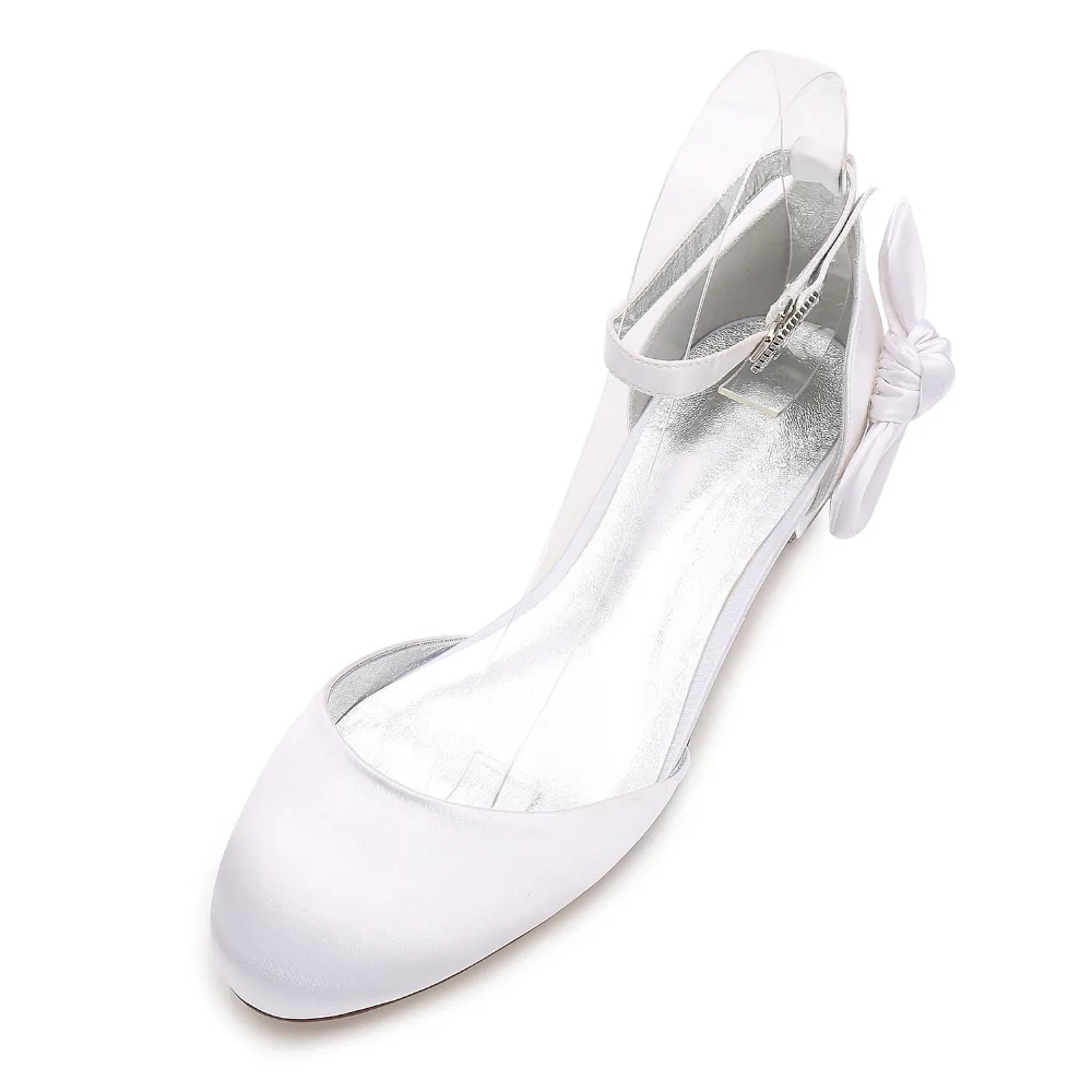 Creativesugar/женские атласные туфли на плоской подошве с круглым носком; Свадебная обувь для невесты; красивые вечерние туфли на плоской подошве для выпускного вечера с бантом