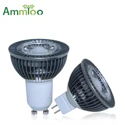 Ammtoo GU10 Bombillas светодиодные лампы AC85-265V светодиодные лампочки MR16 GU5.3 DC12-24V УДАРА прожектор Алюминий Средства ухода за кожей лампы для mall декор
