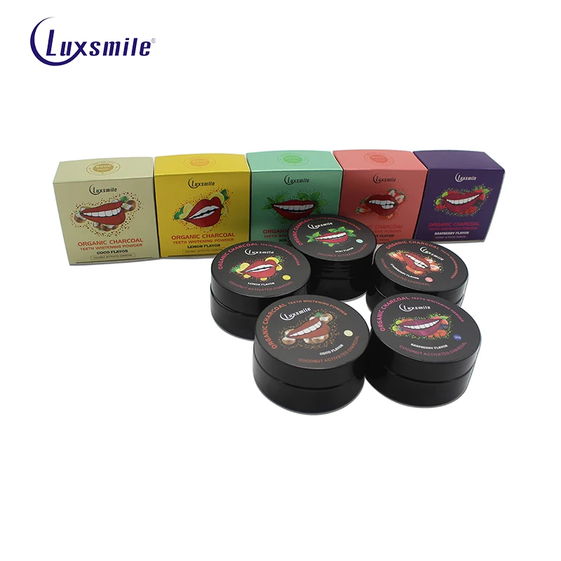 5 шт/лот lusssmile отбеливание зубов порошковый древесный уголь натуральный, из пищевого материала гигиены полости рта удаление зубного камня пятен дропшиппинг