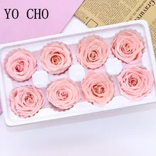 Букет невесты Мода Высокое качество 8 шт./кор. высокое качество "Законсервированные" Цветы 4-5 см консервированные вечная Розы День святого Валентина новогодние подарки бессмертный Роза