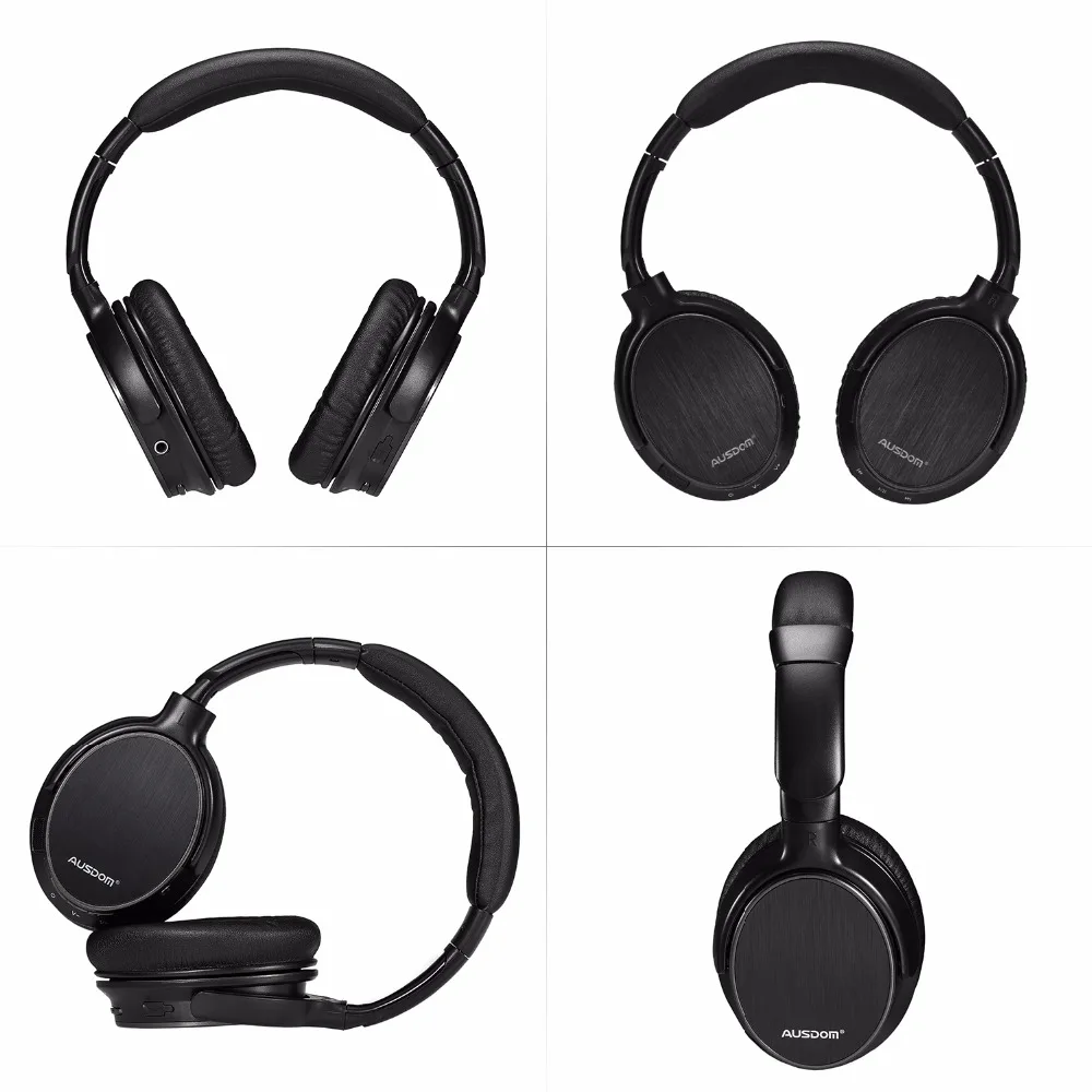 Проводные Беспроводные Bluetooth наушники Ausdom M06 удобная стереогарнитура с