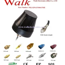 Винтовое крепление Антенна gps ГЛОНАСС активная антенна, IP67 gps ГЛОНАСС автомобильная антенна, FME гнездовой разъем