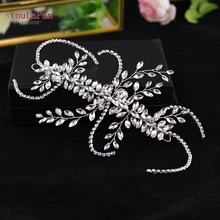 YouLaPan HP175 свадебная тиара свадебные волосы лоза для невесты Свадебные аксессуары для волос повязка на голову для невесты украшения для волос