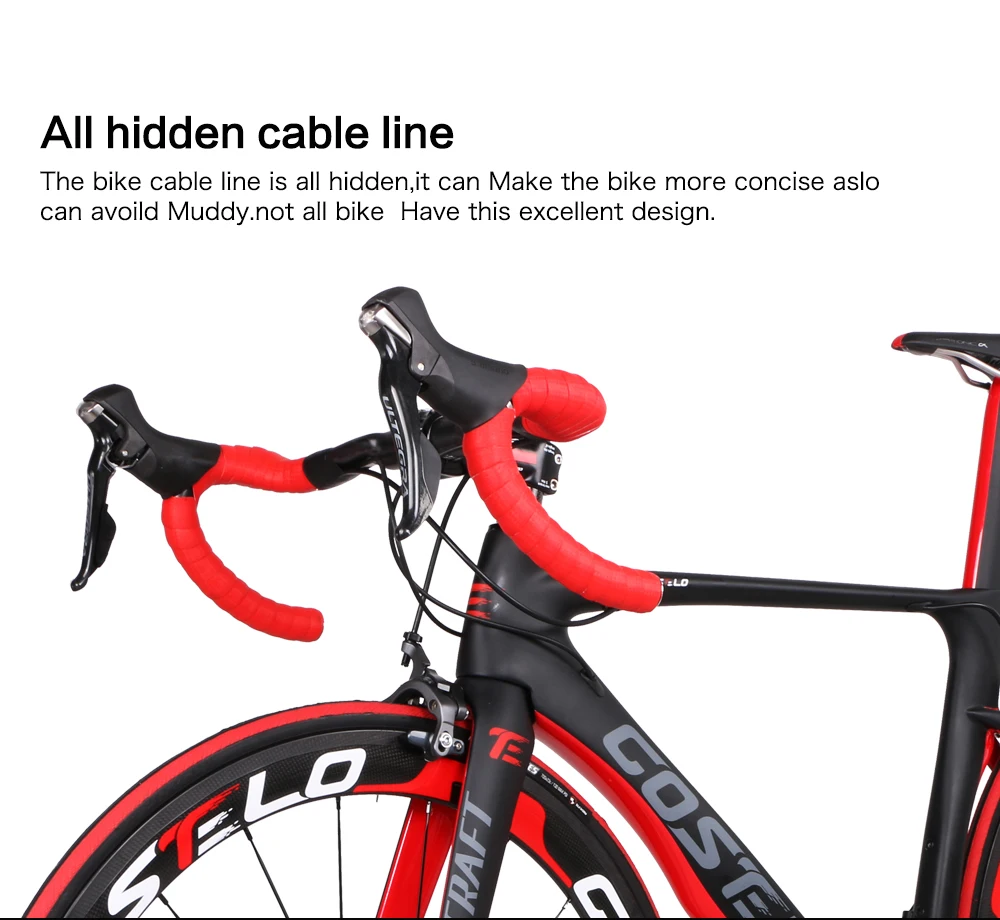 Top Costelo speedcraft complete bike carbon road bike bici completa bike frame groupset saddle bar wheel,bicicleta road bike fit DI2 5