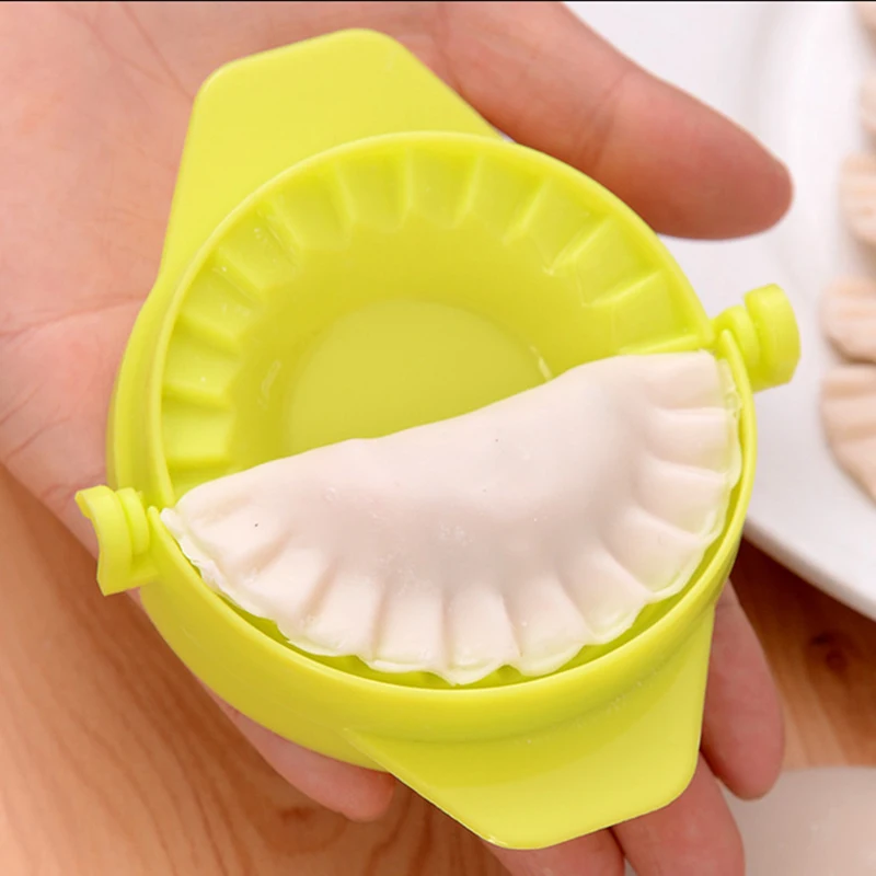 New 1PC 3 Colors Dumpling Maker Mold Making Machine Cooking Pastry Kitchen Tools Baking Accessories Good DIY Jiaozi Maker Device