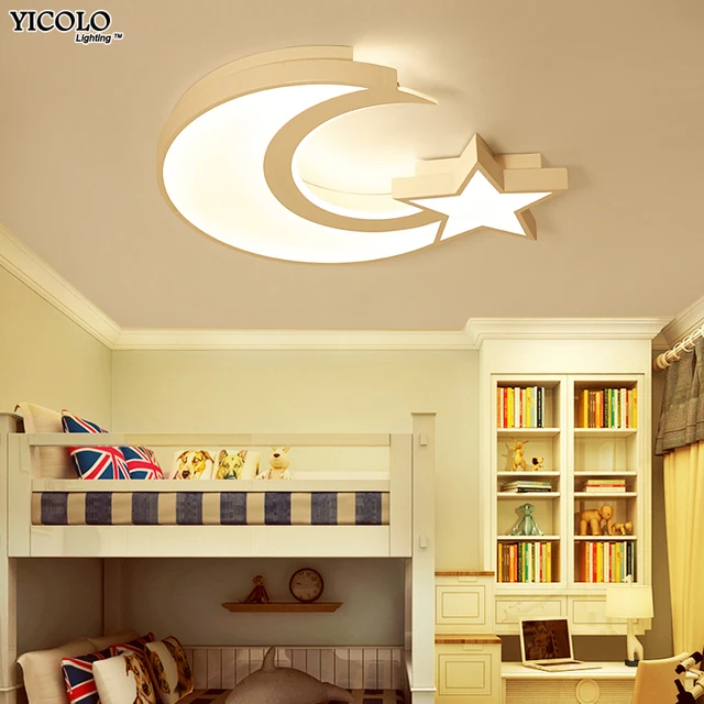 Led Ceiling Lights In Moon And Star Shape For Children Baby Room Led Ceiling Lights In Moon And Star Shape For Children Baby Room Lamps With White