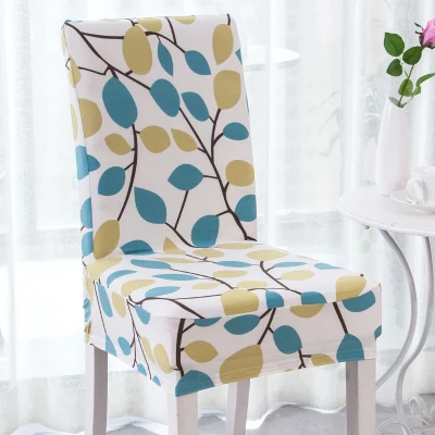 Free Shipping 1PC Fancy Floral Printed Stool Cover Kitchen Dining Slip Cover for Home Hotel Restaurant Decor Spandex Chair Cover