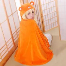 Orange umaru-chan umaru doma cosplay capa manta caliente sweet girl doma umaru cos vestidos anime de lechuga romana del traje