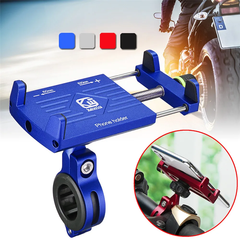 

Full Aluminium Alloy Mobile Phone Holder Stands Mount MTB Bicycle Bike Phone Holder Motorcycle Handlebar Cilp for iphone 8 X 7