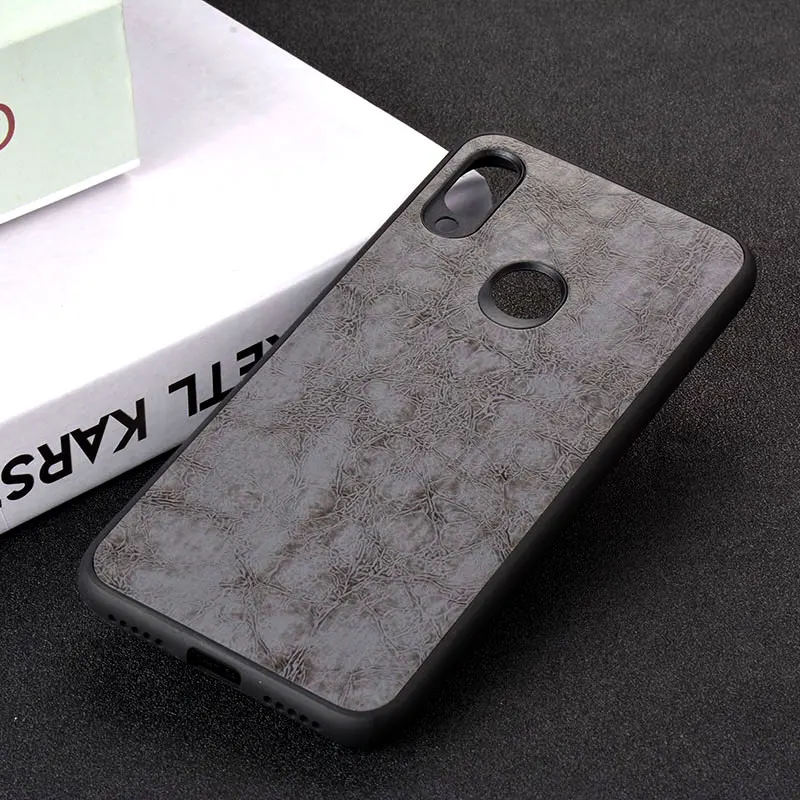 

Case for Xiaomi Redmi Note Note 5 6 6A 7 Pro S2 funda luxury Vintage Leather phone case skin TPU+PC capa cover coque